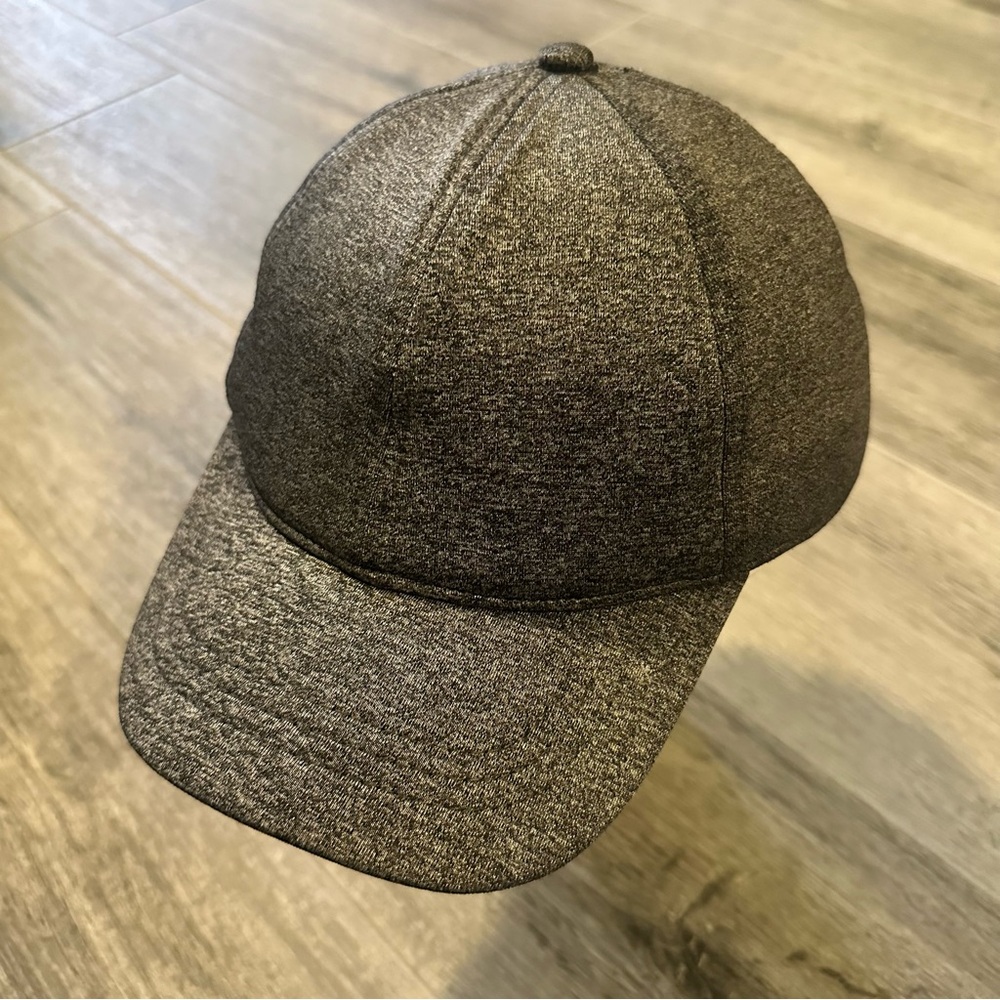 Layer8 Strapback Hat Gray One Size Adjustable Breathable Blank Polyester